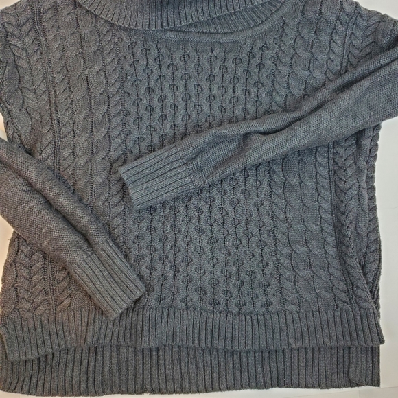 American Eagle Ribbed Knit Cowl Sweater Top Size S Womens - Picture 7 of 8